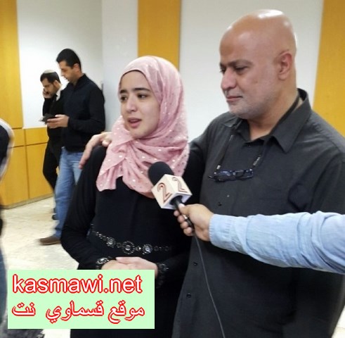 الناصرة : اسراء عابد بعد اطلاق سراحها: انا مسرورة جدًا وسأكمل تعليمي حتى الدكتوراة خدمة لشعبي